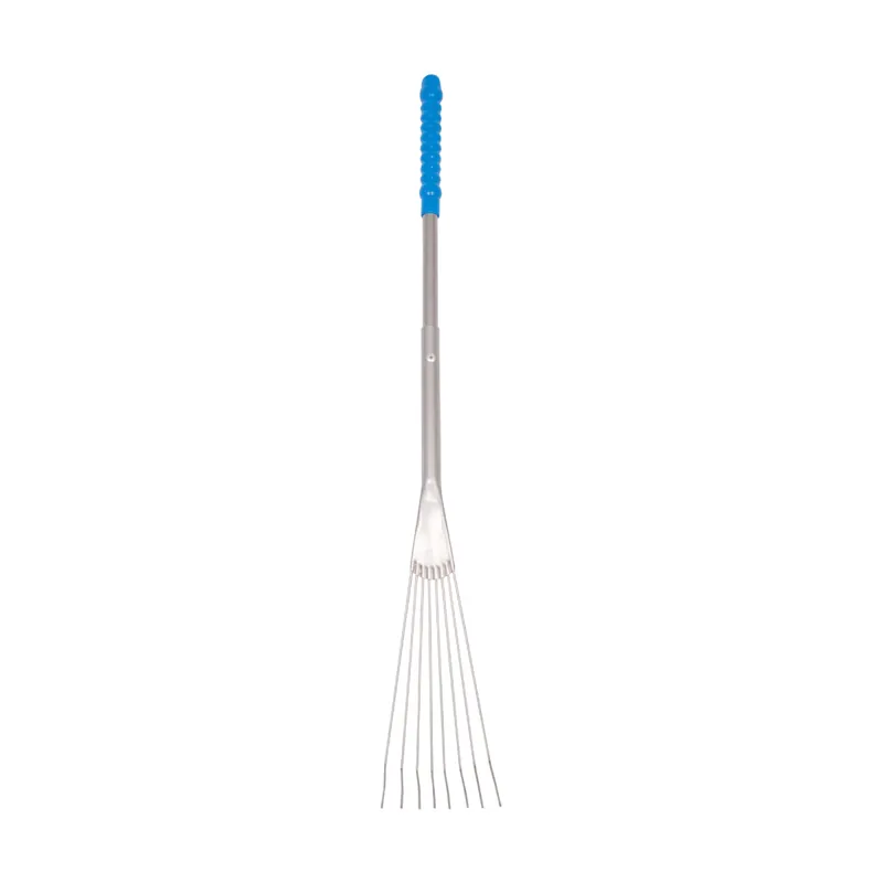 Red Gorilla Big Tidee Rake Long Handle  Blue